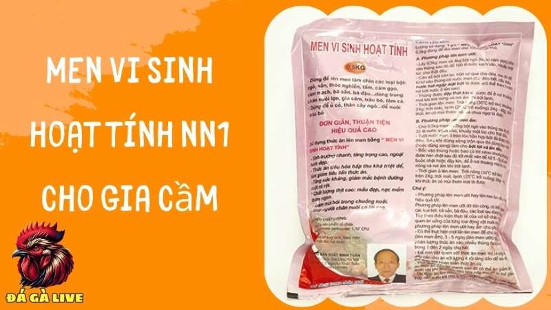 Men vi sinh hoạt tính NN1 cho gia cầm