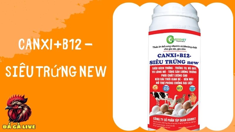 CANXI+B12 - Siêu trứng new