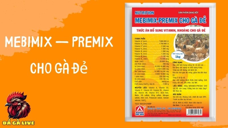 MEBIMIX – PREMIX cho gà đẻ