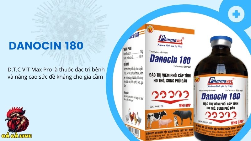 Thuốc điều trị các bệnh khò khè DANOCIN 180