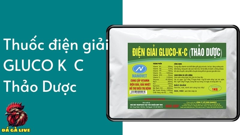 Thuốc điện giải GLUCO K – C Thảo Dược