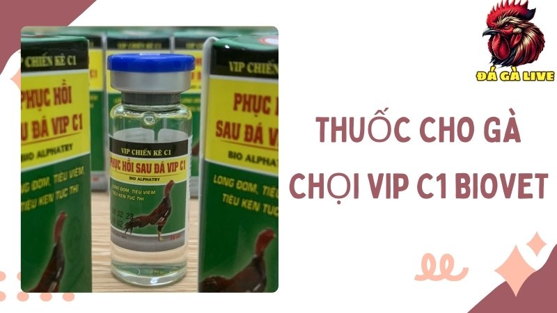 Thuốc cho gà chọi Vip C1 Biovet