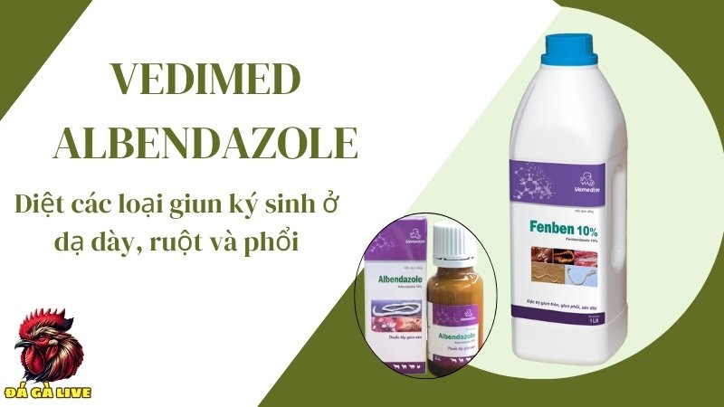 Thuốc tẩy giun VEDIMED ALBENDAZOLE