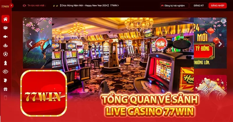 Những trò chơi nổi bật tại sảnh casino 77win